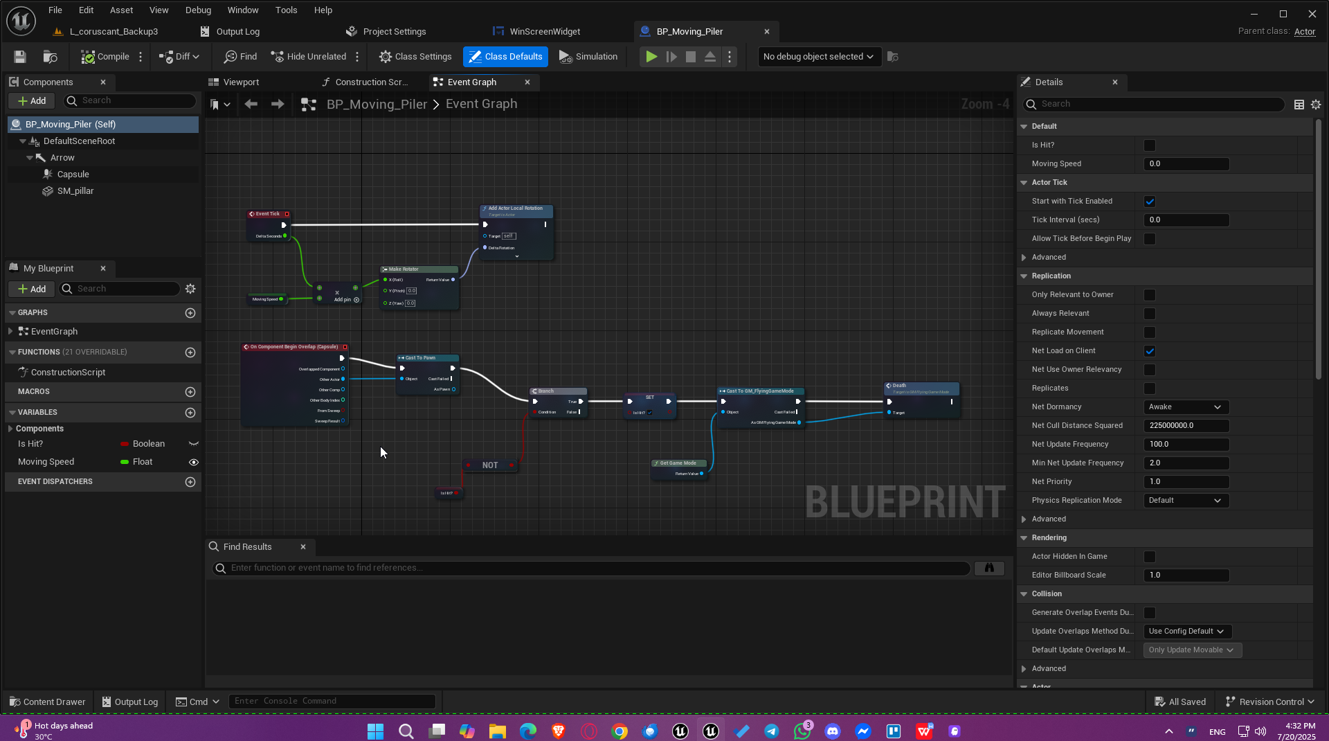 Unreal Engine Blueprint Development